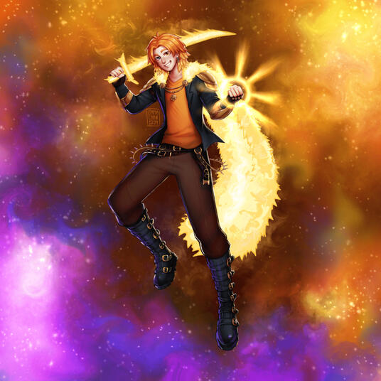 Full color, Fondo complejo, 1 Accesorio simple